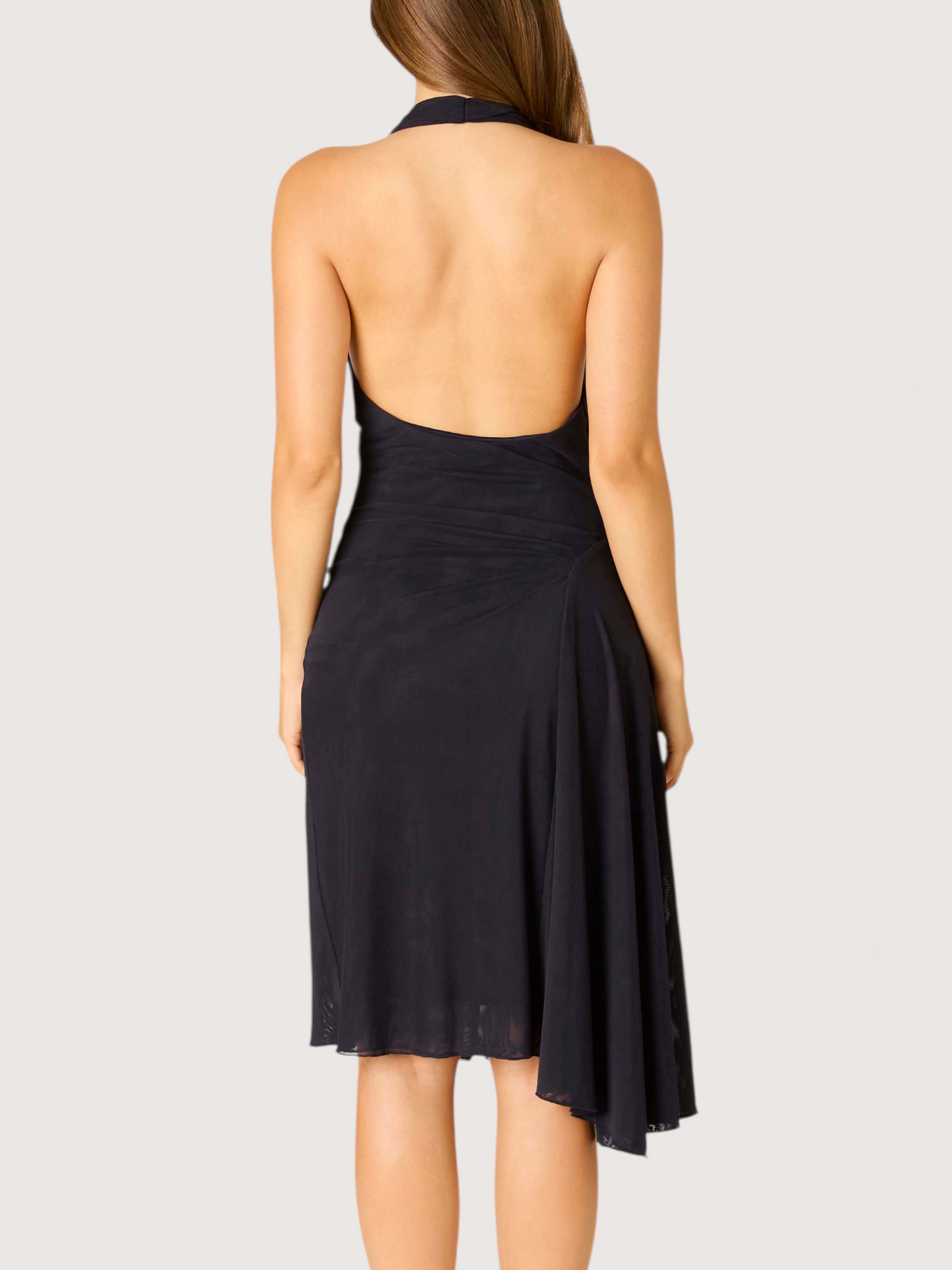 Cowl Neck Midi Dress