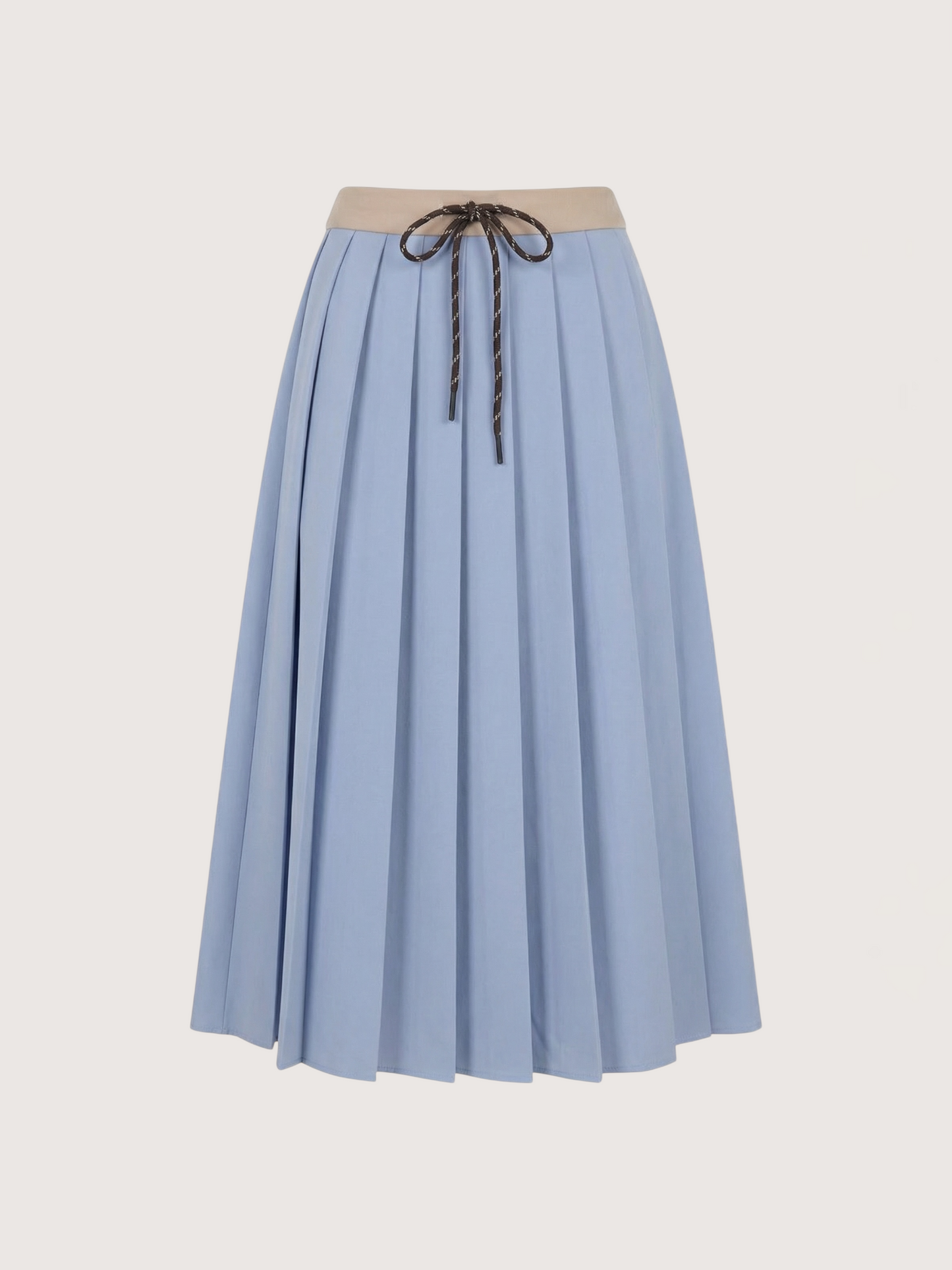 Pleated Midi Skirt