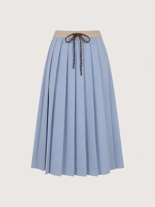 Pleated Midi Skirt