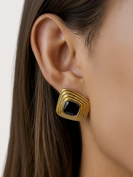 Solene Square Earring