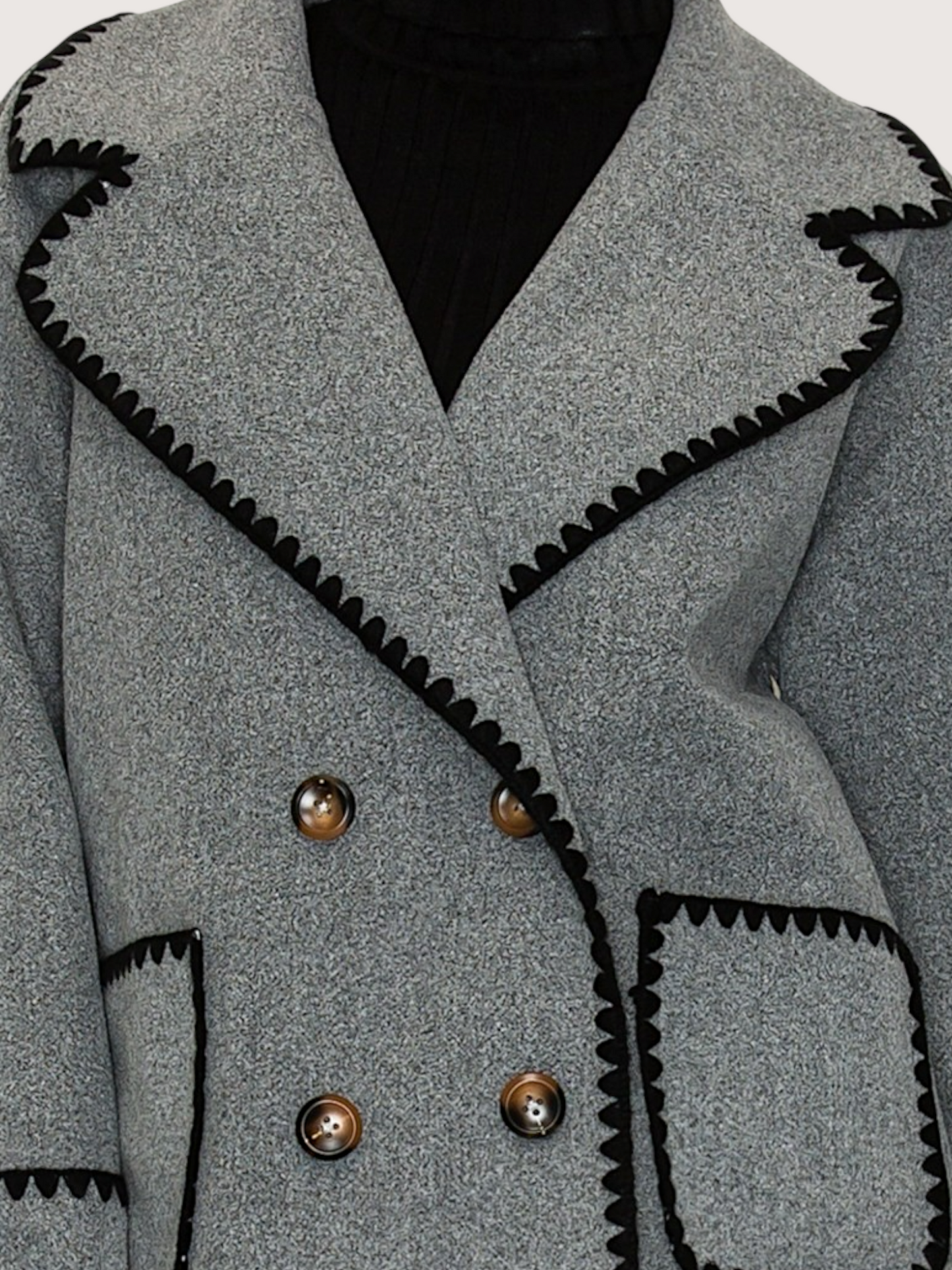 Double Breasted Stitch Jacket |