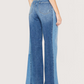 High Rise Wide Leg Denim