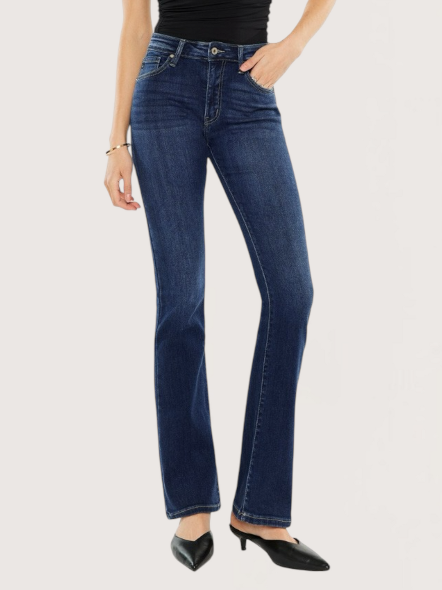 Dark Rinse Bootcut Denim