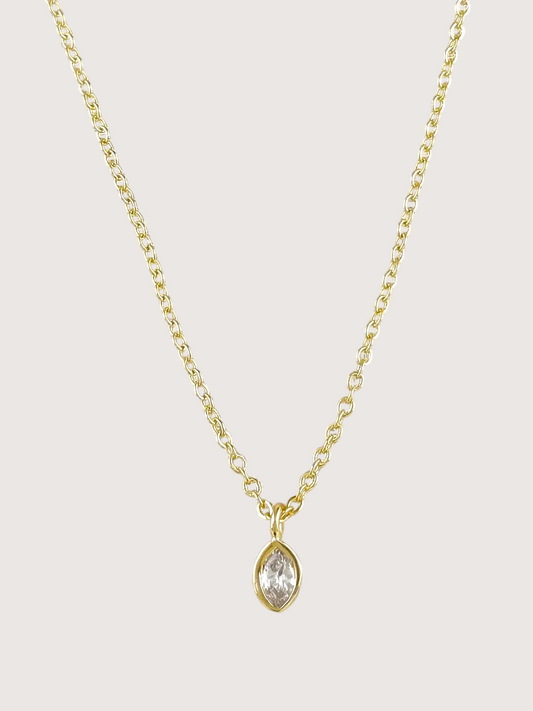 Ellipse Solitare Necklace