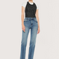 High Rise Straight Leg Denim