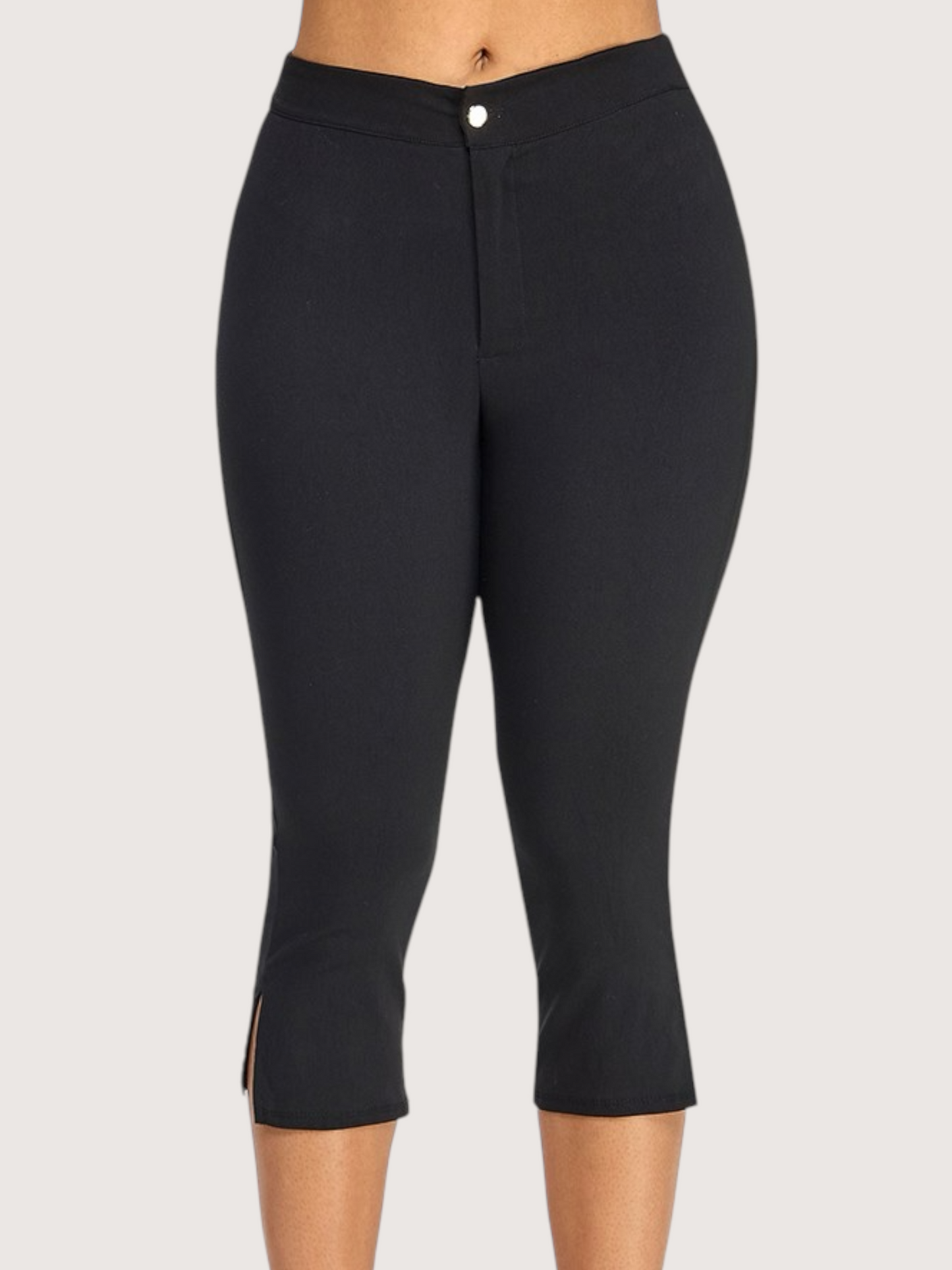Side Slit Capri Pant
