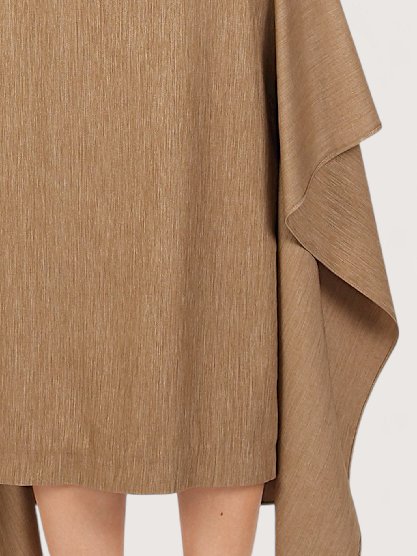 Side Ruffle Pencil Skirt