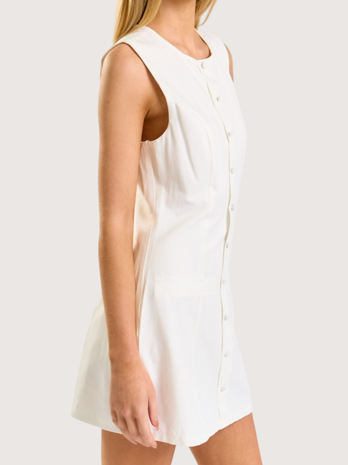 Button Front Spring Dress