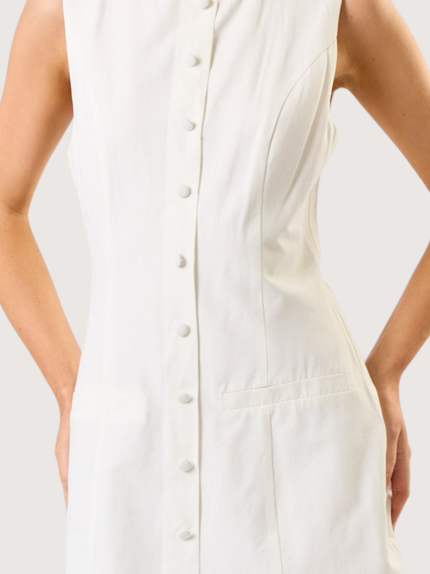 Button Front Spring Dress