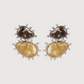 Geometric Resin Earring | Silver