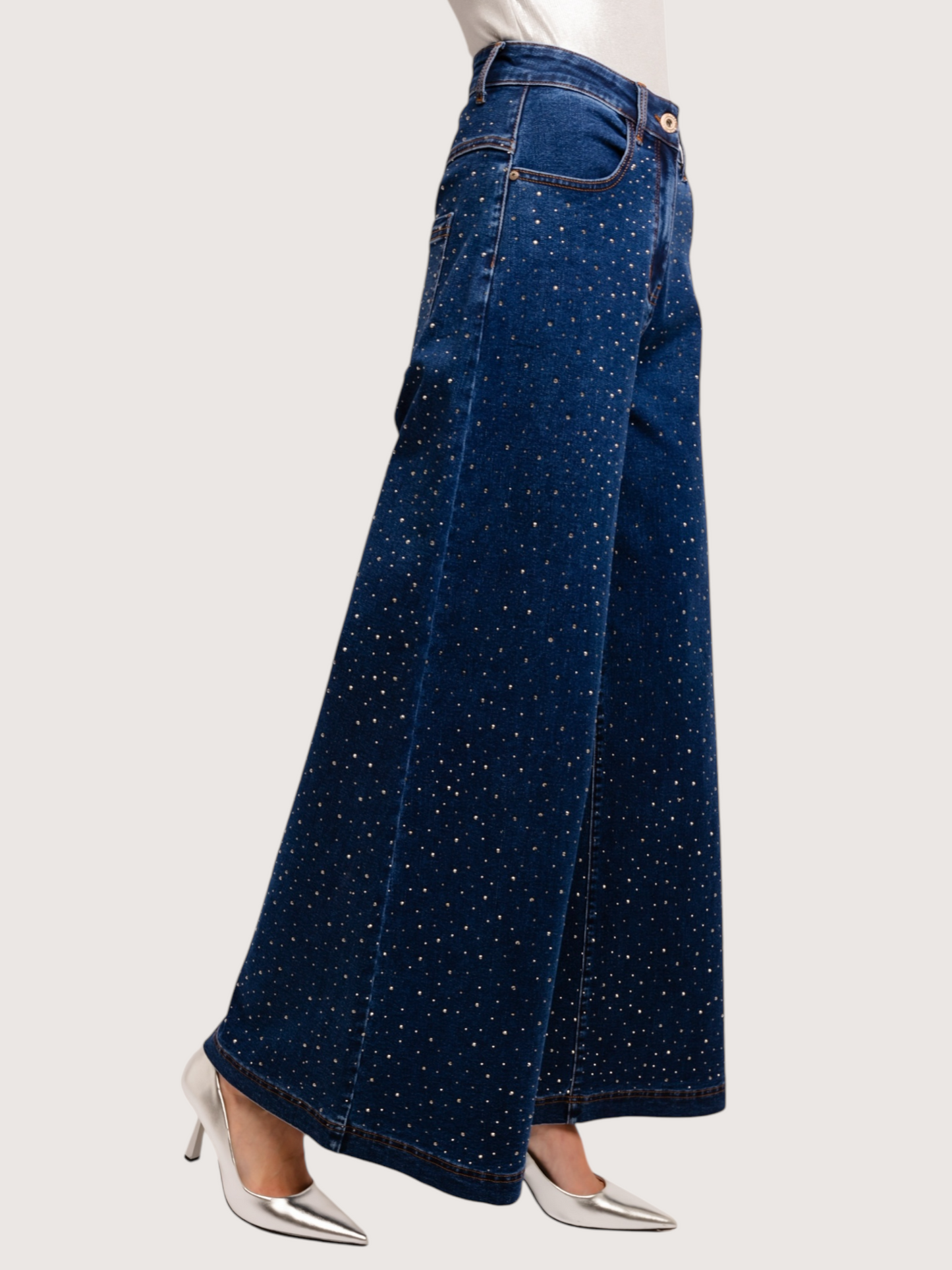 Crystal Embellished Denim