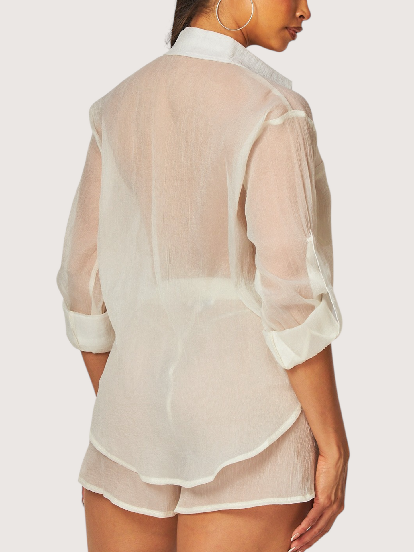 Sheer Matching Set | Ivory