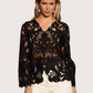 Chiara Lace Cardigan | Black