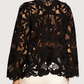 Chiara Lace Cardigan | Black