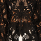 Chiara Lace Cardigan | Black