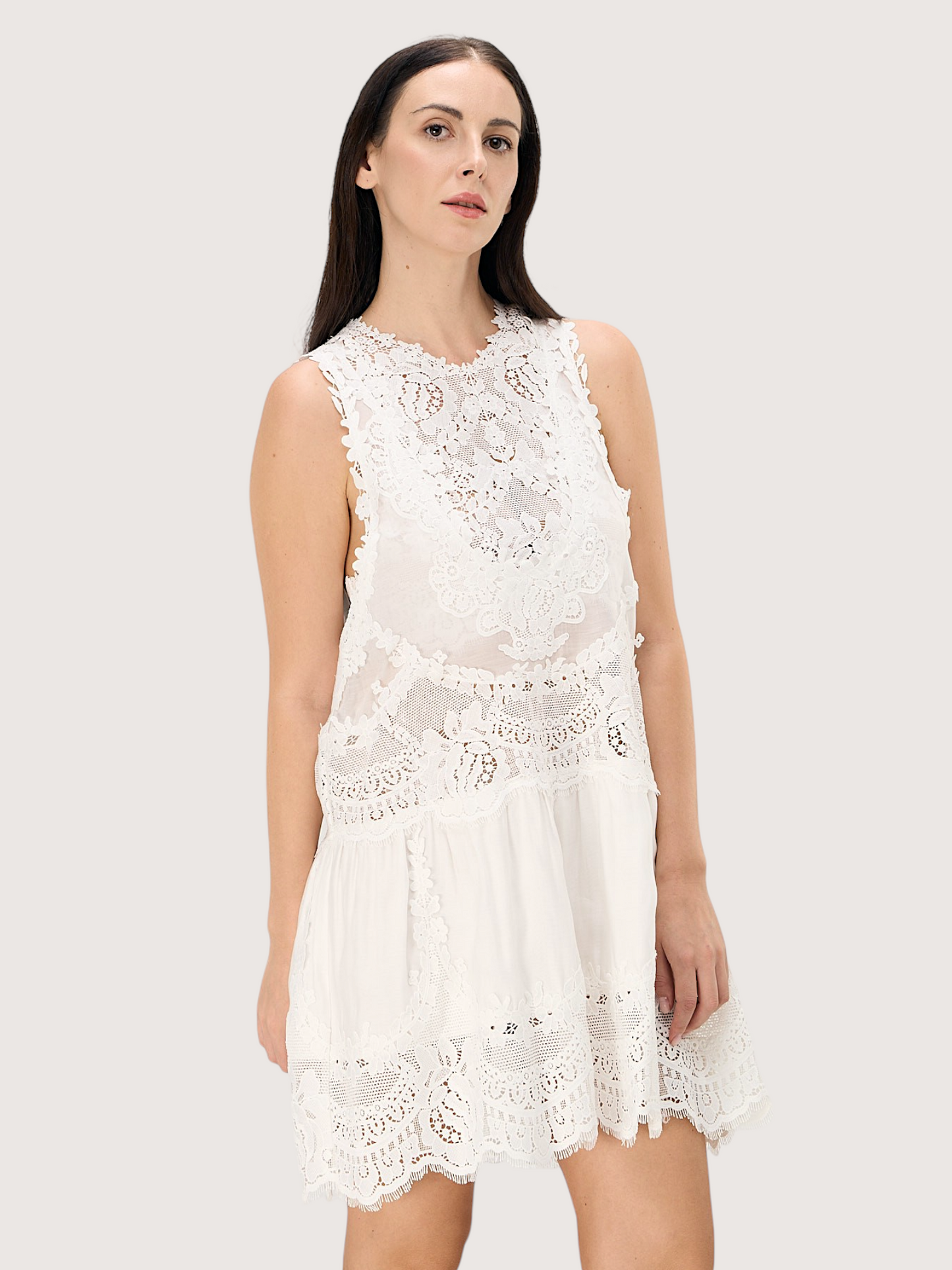 Tinsley Crochet Panel Dress