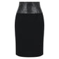 Versace Leather Skirt