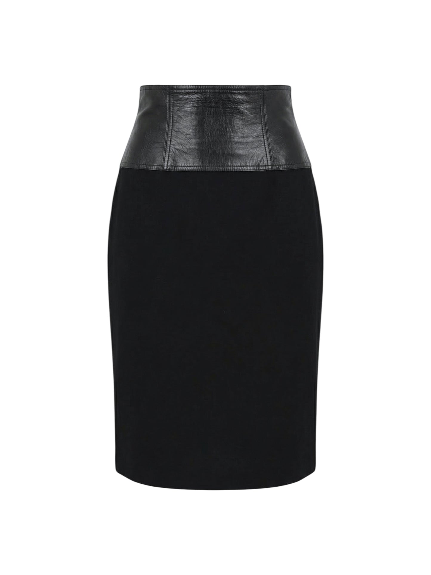 Versace Leather Skirt