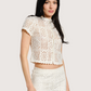 Crochet Button Up Top