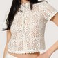 Crochet Button Up Top
