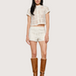 Crochet Button Up Top