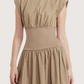 Fitted Waist Midi Dress