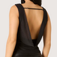 Tati Mesh Boatneck Top | Black