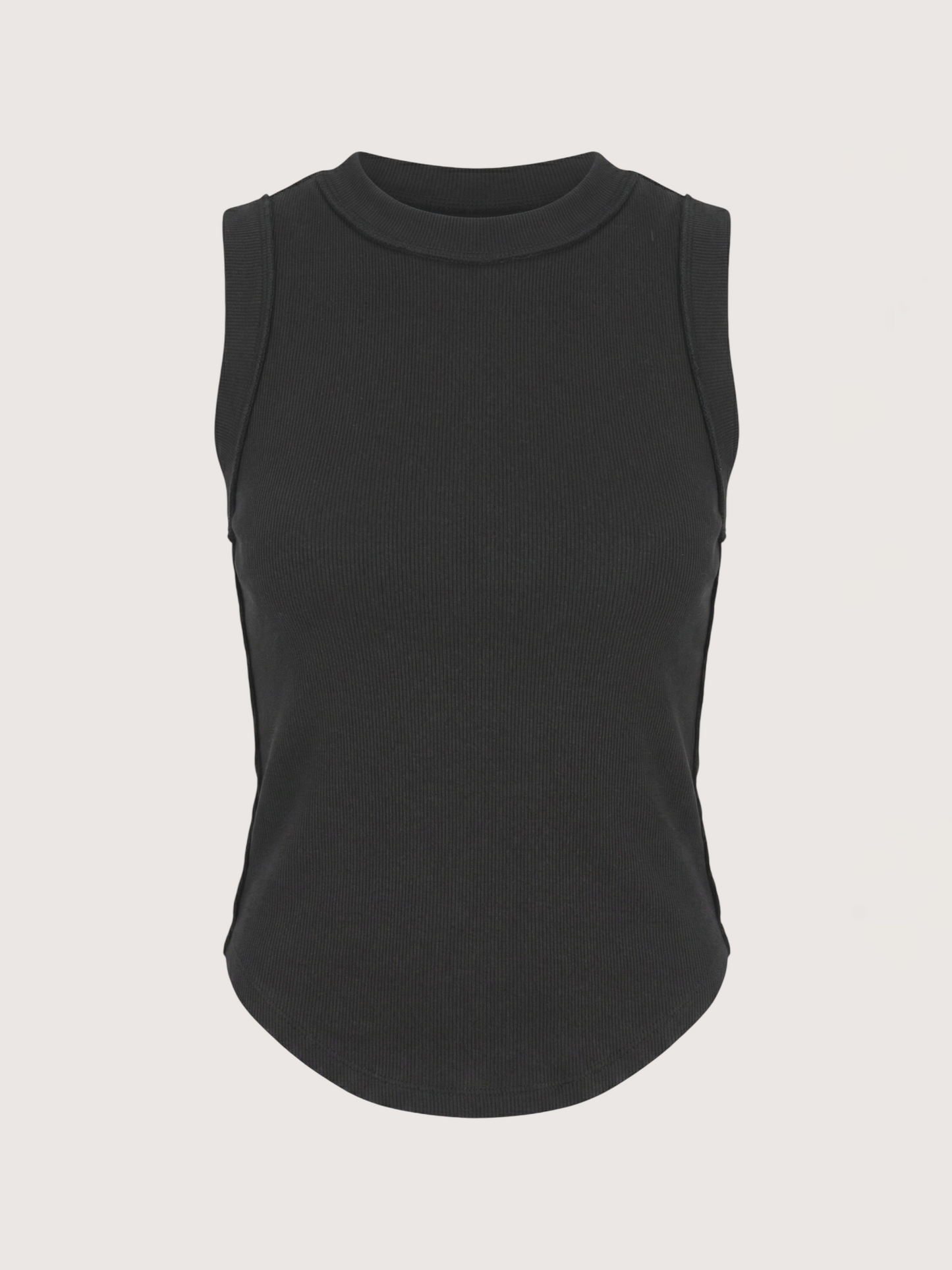 Thick Seam Tank | Black