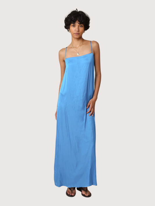 Aria Slip Maxi Dress | Blue