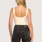 Ribbed Tank Bodysuit | Cream