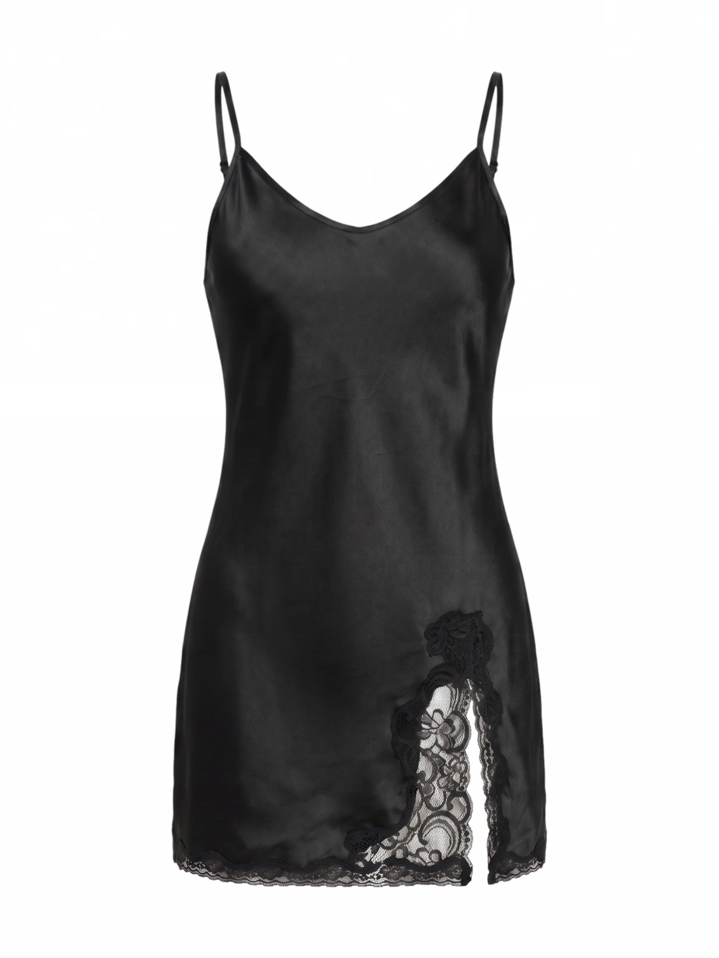 VINTAGE Mini Satin Slip Dress