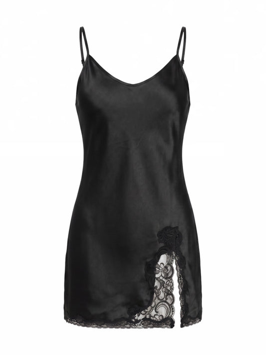 VINTAGE Mini Satin Slip Dress