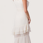 Ruffle Trim Maxi Dress