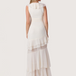 Ruffle Trim Maxi Dress