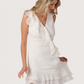 Ruffle Trim Maxi Dress