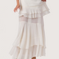Ruffle Trim Maxi Dress