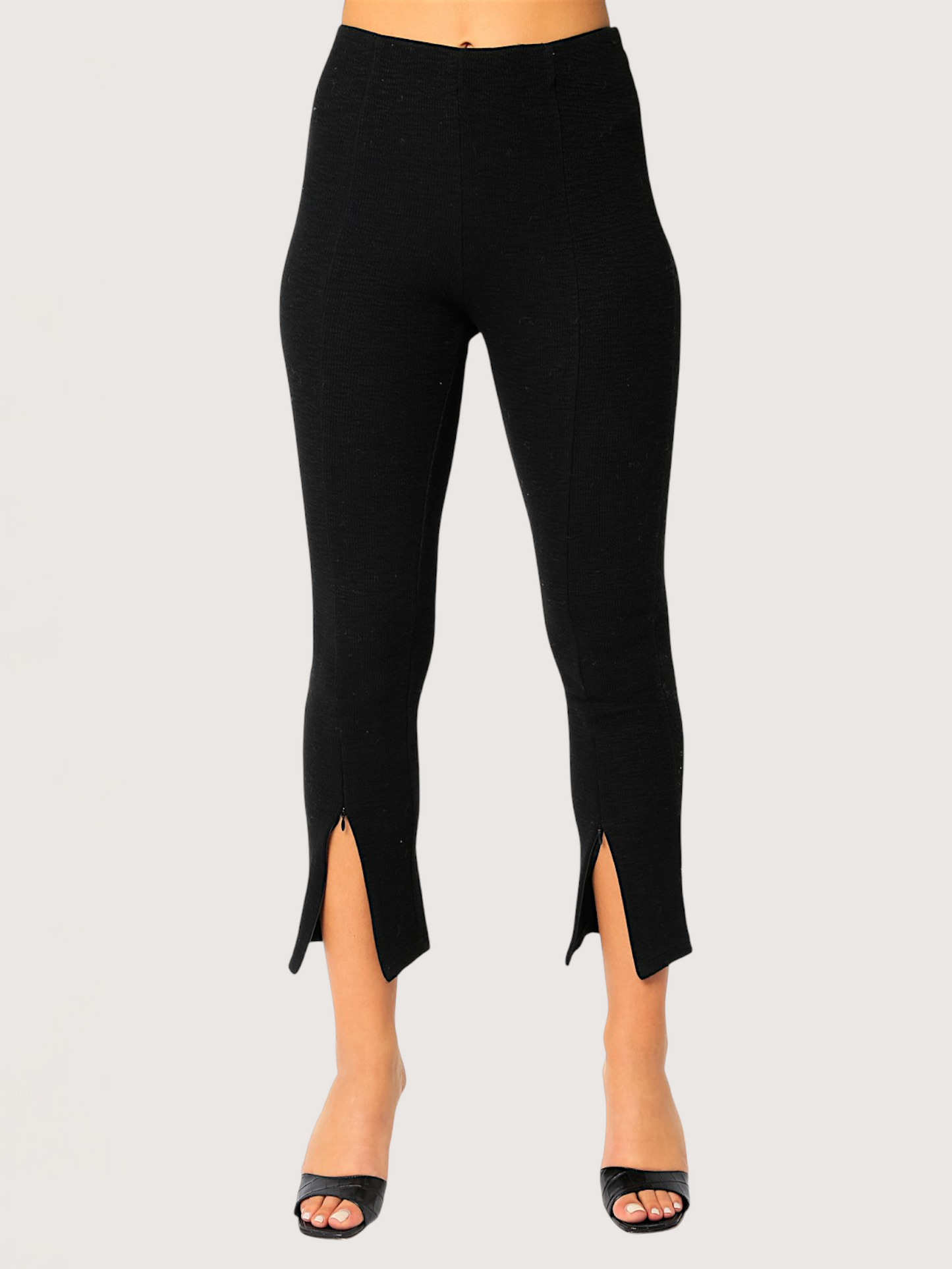 High Waisted Slit Pant