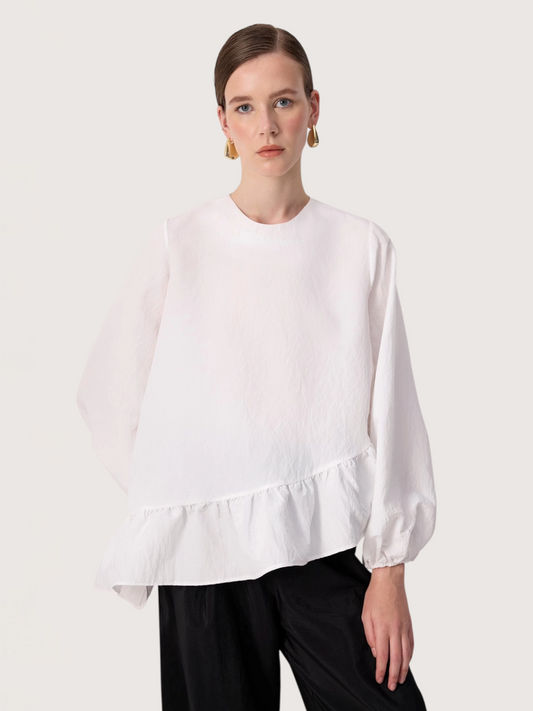 Ruffle Trim Top