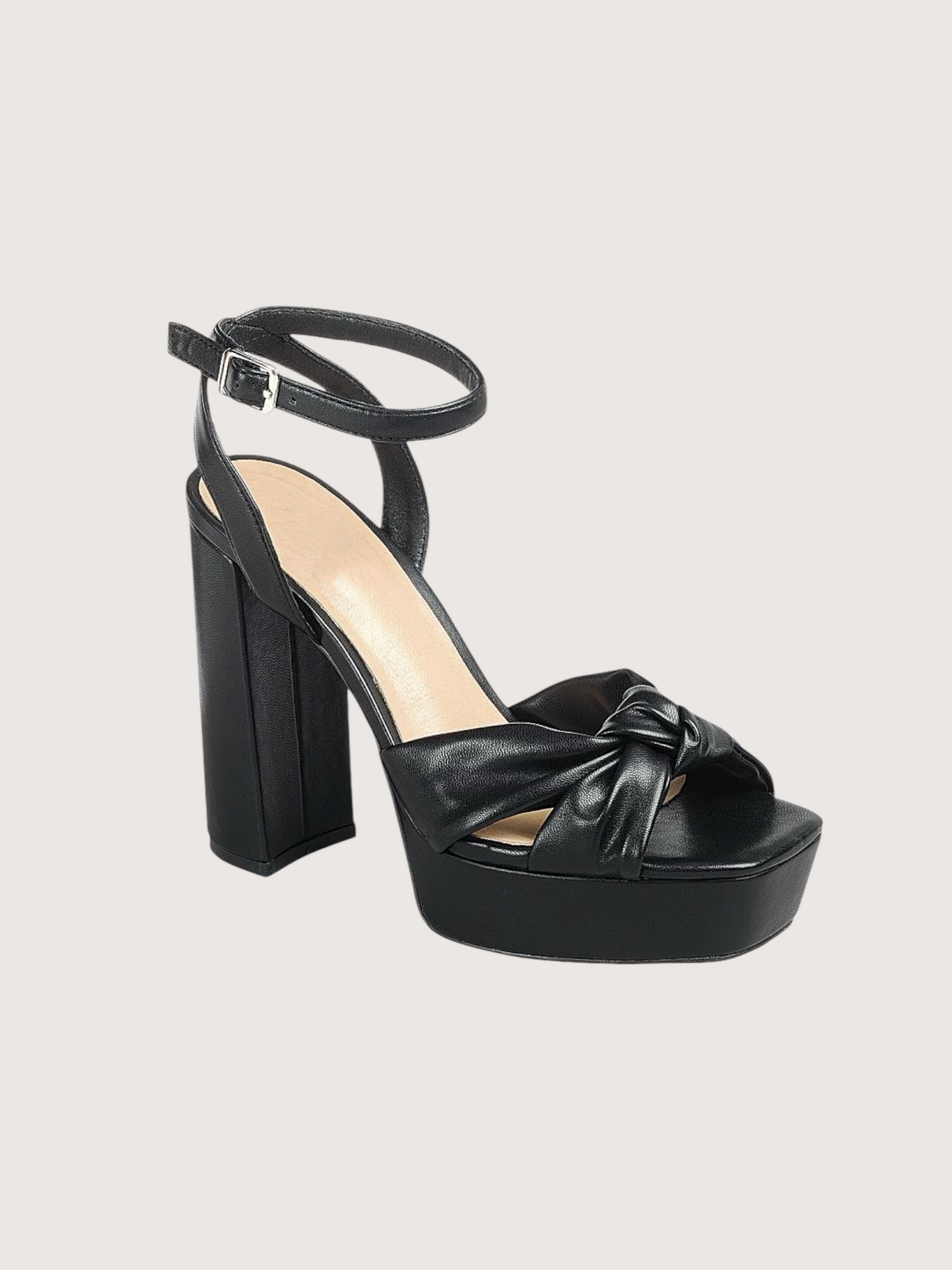 Knotted Platform Sandal