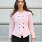 Jackie Button Front Blazer