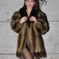 Olympia Tie Dye Fur Coat