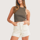 Patch Pocket Short | Cream