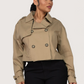 Cropped Trench Coat