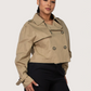 Cropped Trench Coat