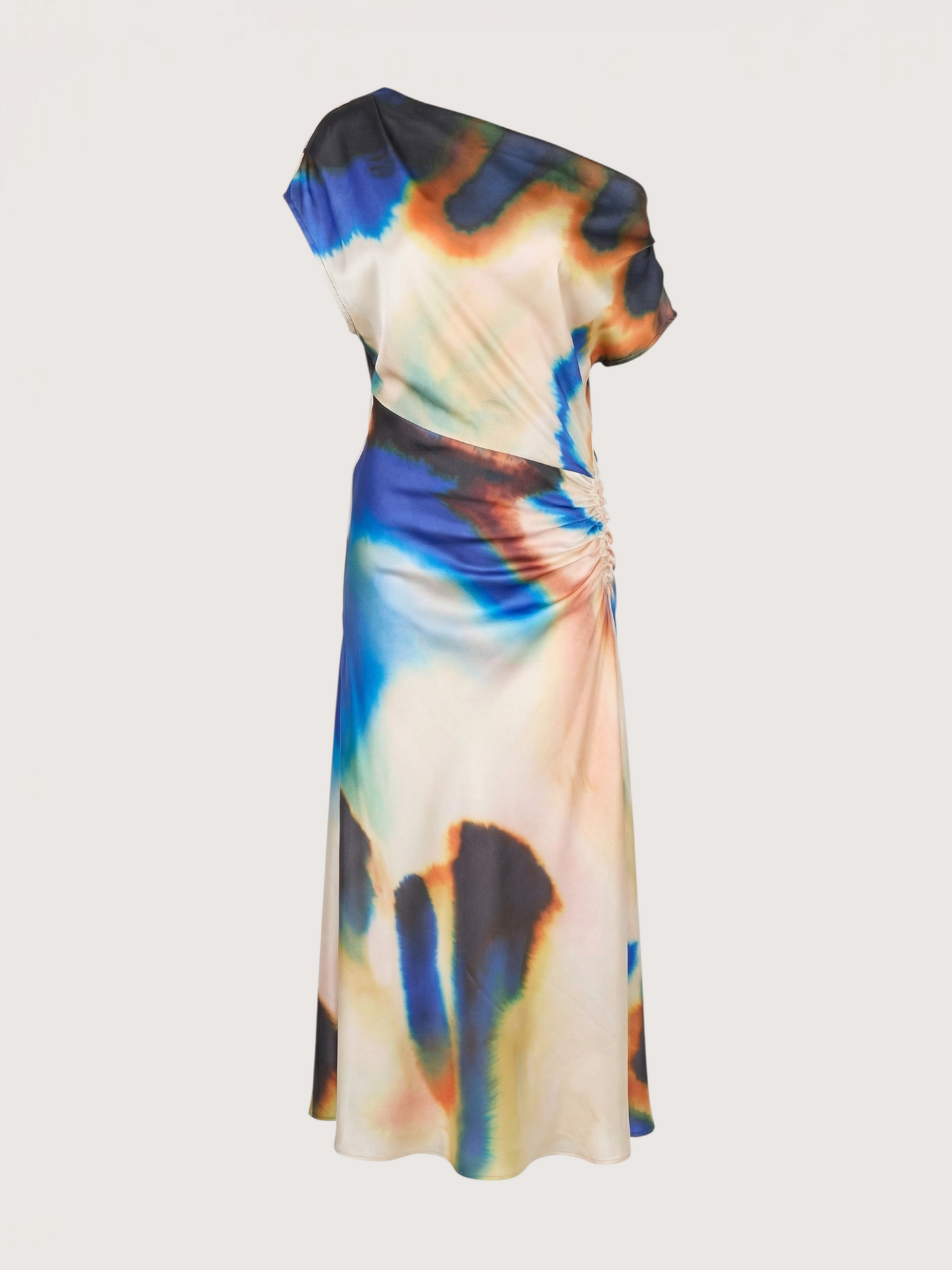 Watercolor Midi Dress