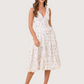 Floral Embroidered Midi Dress