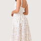 Floral Embroidered Midi Dress