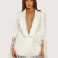 Lace Trim Blazer