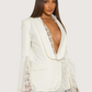 Lace Trim Blazer
