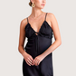 Ruffle Trim Maxi Dress